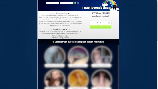 Regenboogdating website