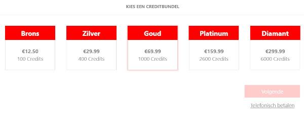 Mysecretdate Kosten Credits