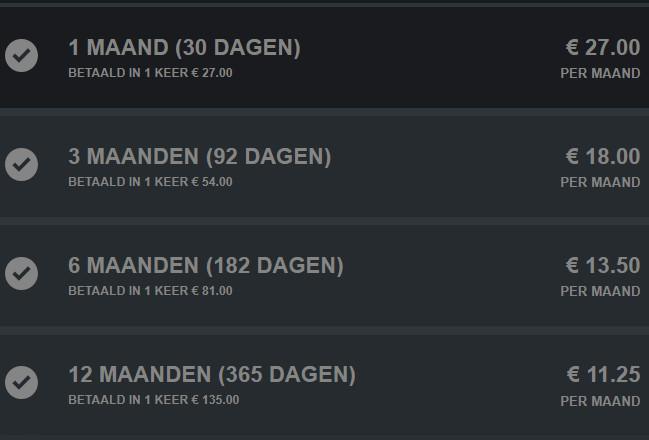 Sdc Prijzen Lidmaatschap